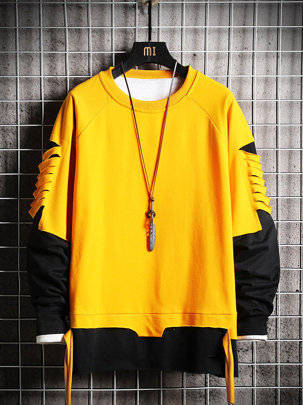 Spring and autumn sweater men's hooded Korean version of the trend of students personality color hoodie printed letter coat