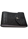 Leather Croco Embossed Personal Journal/ Diary , Accessories - CrabRocks, LeatherfashionOnline
 - 1