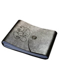 Leather Ganesha Short Personal Journal/ Diary , Accessories - CrabRocks, LeatherfashionOnline
 - 3