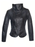 Viva Leather Designer Women Full Woven Jacket