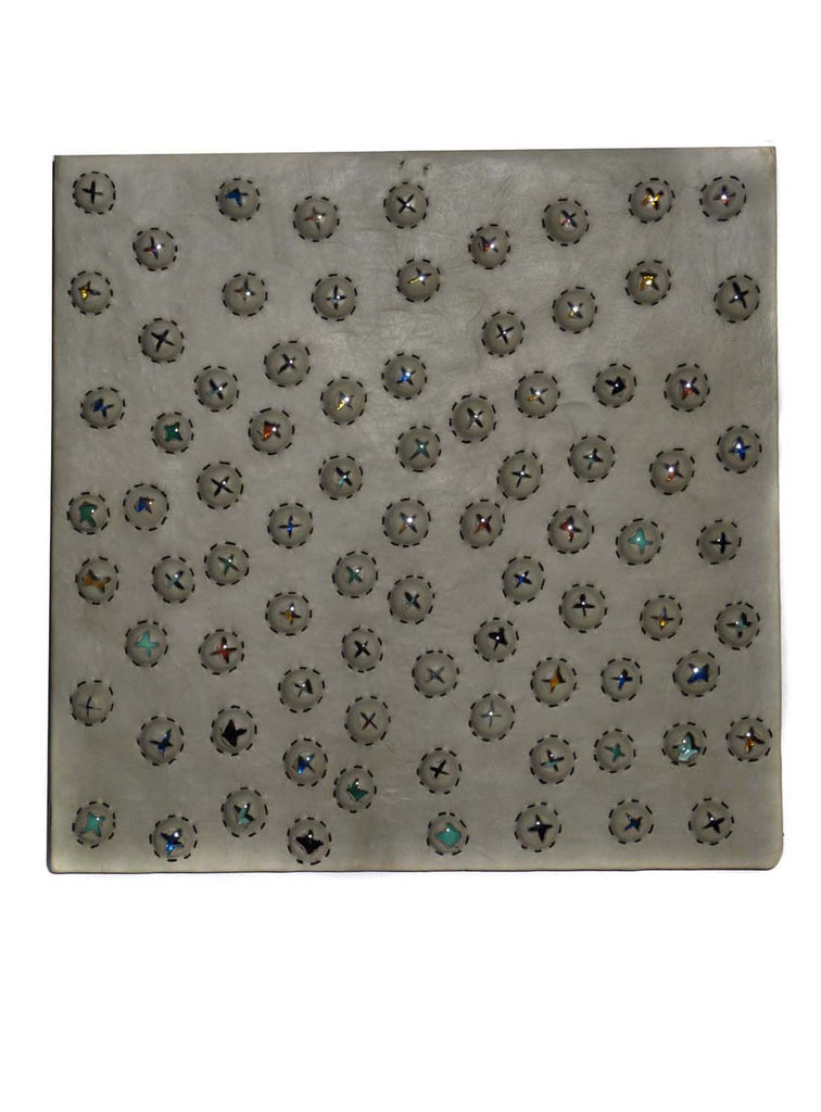 Leather Designer Scattered Stars Decorative Wall Tiles Black, Leather Tiles - CrabRocks, LeatherfashionOnline
 - 1