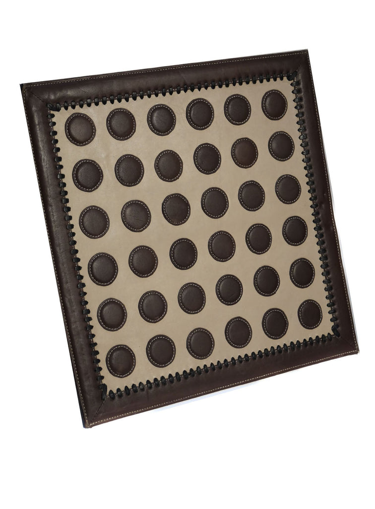Leather Designer Polka Dots Decorative Wall Tiles , Leather Tiles - CrabRocks, LeatherfashionOnline
 - 2