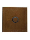 Leather Designer Circle strip Decorative Wall Tiles Camel, Leather Tiles - CrabRocks, LeatherfashionOnline
 - 1