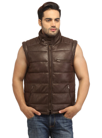 Leather Multi Studded Woman Jacket