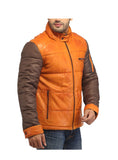 Alaska F- Best Seller Men Leather Puffer
