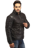 Hayward L- Best Seller Puffer Men's Real Soft Lamb Leather Puffer Jacket
