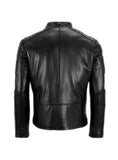 Men's Leather Padded Washed Biker Hot Seller , Men Jacket - CrabRocks, LeatherfashionOnline
 - 2