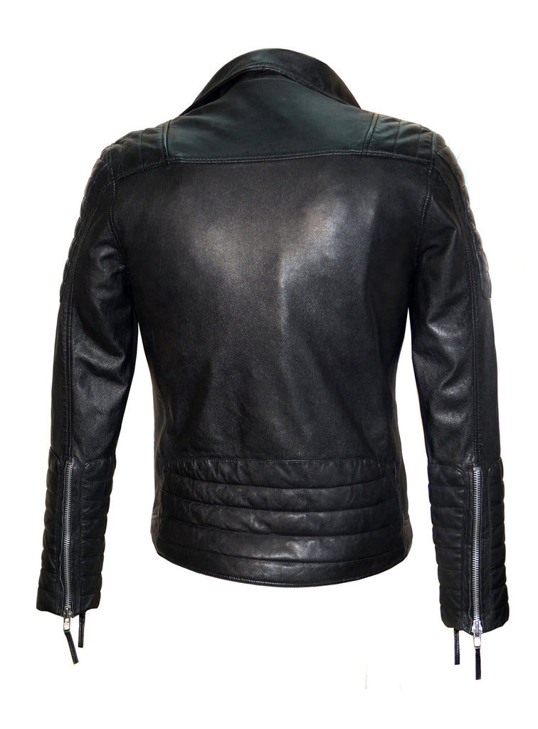 Leather Washed Vintage Men Jacket