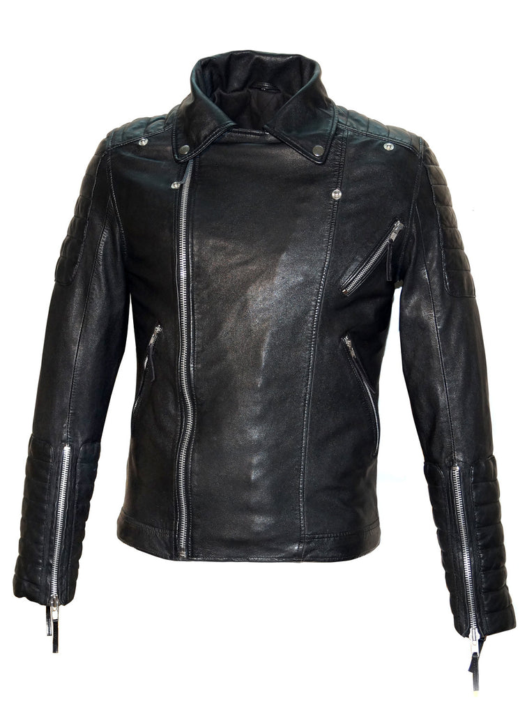 Leather Washed Vintage Men Jacket