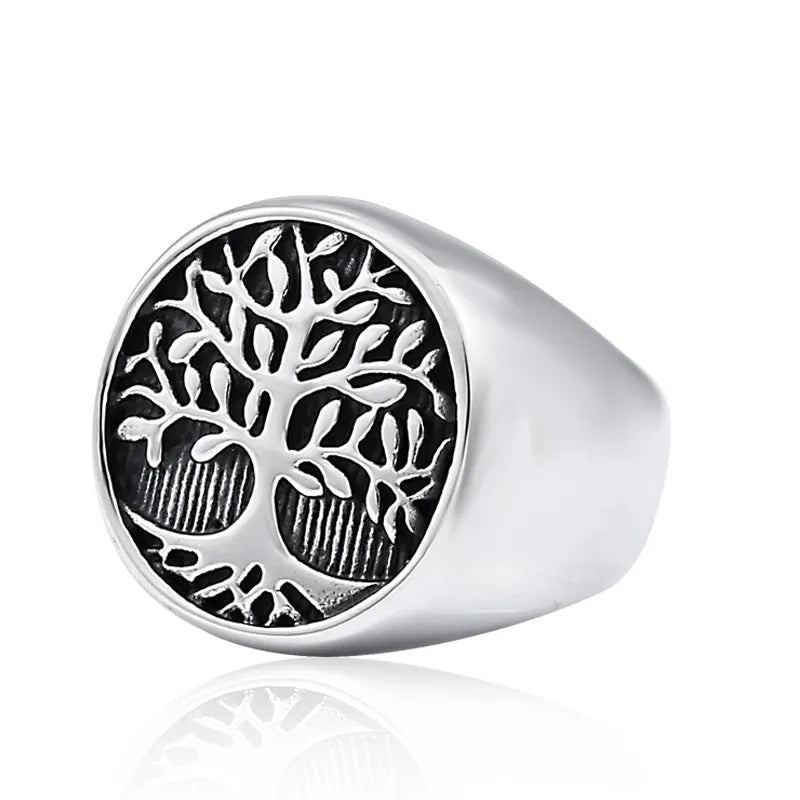 Vannamoda  life tree men's ring stainless steel fashion jewellery- Best Seller