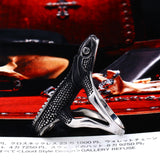 Classic animal lizard men's ring fashion stainless steel punk jewelry gift