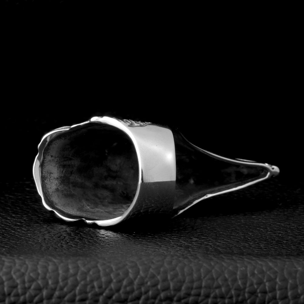 Stainless Steel Rings Animal Eagle Neck design  316l Unique Stainless Steel Ring