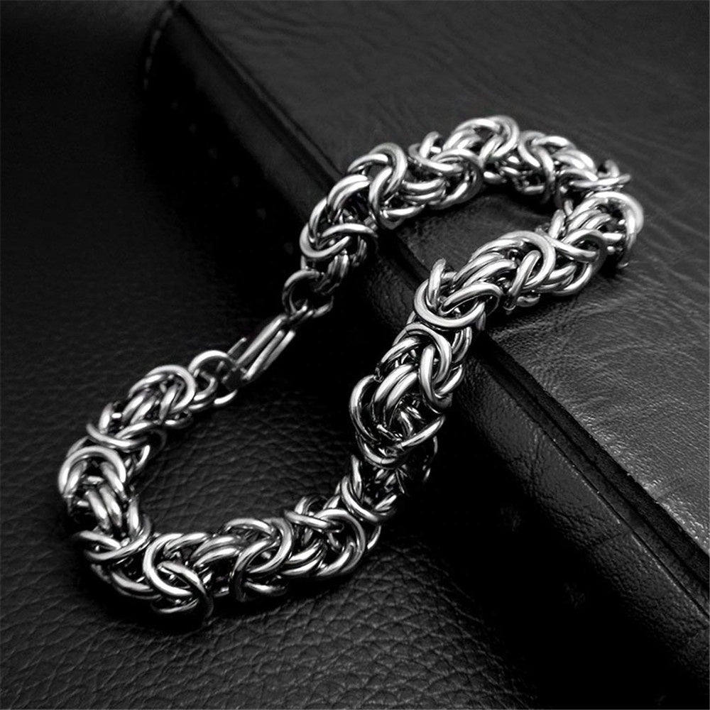 High Quality Latest Design Custom Length Men's 316l Stainless Steel Bracelet Bangle