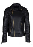 Crabrocks Men Designer Padded Motorcycle Leather Jacket , Men Jacket - CrabRocks, LeatherfashionOnline
 - 2