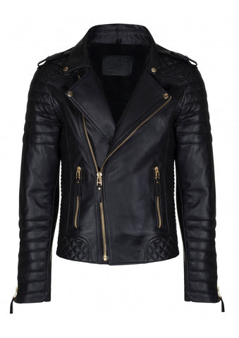 Leather Multi Studded Woman Jacket