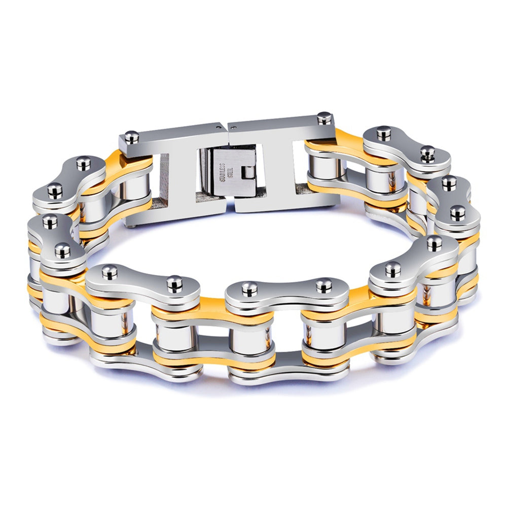 Hot Sale High Quality Classic Fancy Wide Cuban Men Bracelet Luxury