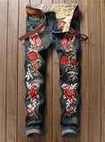 S409 Hot Popular Top Quality High End Jean with complete Embroider