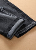 S429 New Design Skull Embroidered Mens  Jean