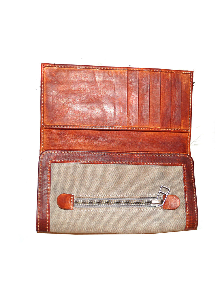 Olsen Women Vintage Leather Wallet- New