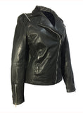 Vannamoda DUAL WEAR SAINTS WOMAN LEATHER MOTO WASHED BIKER JACKET