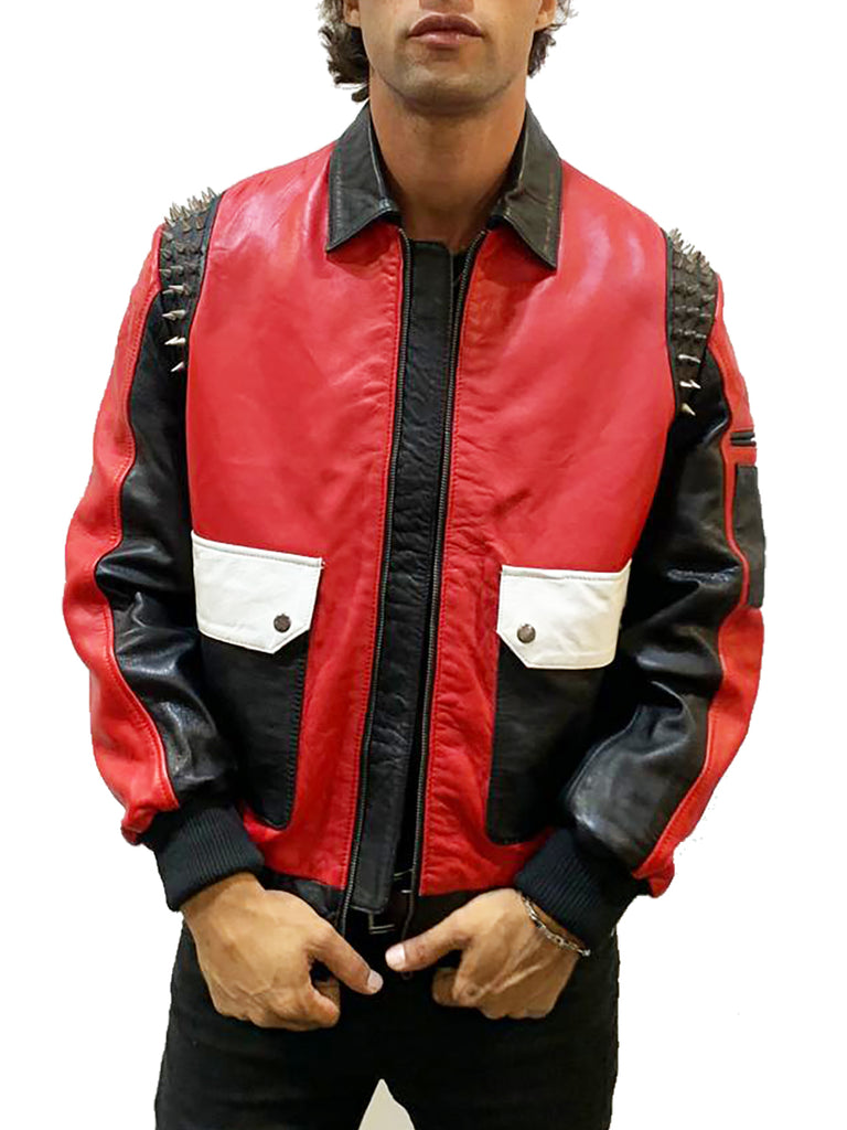Designer Bomber with Spike and Big Pockets -