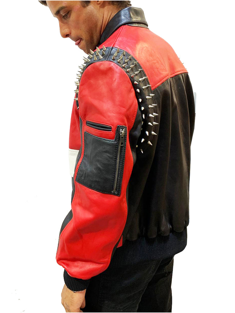 Designer Bomber with Spike and Big Pockets -