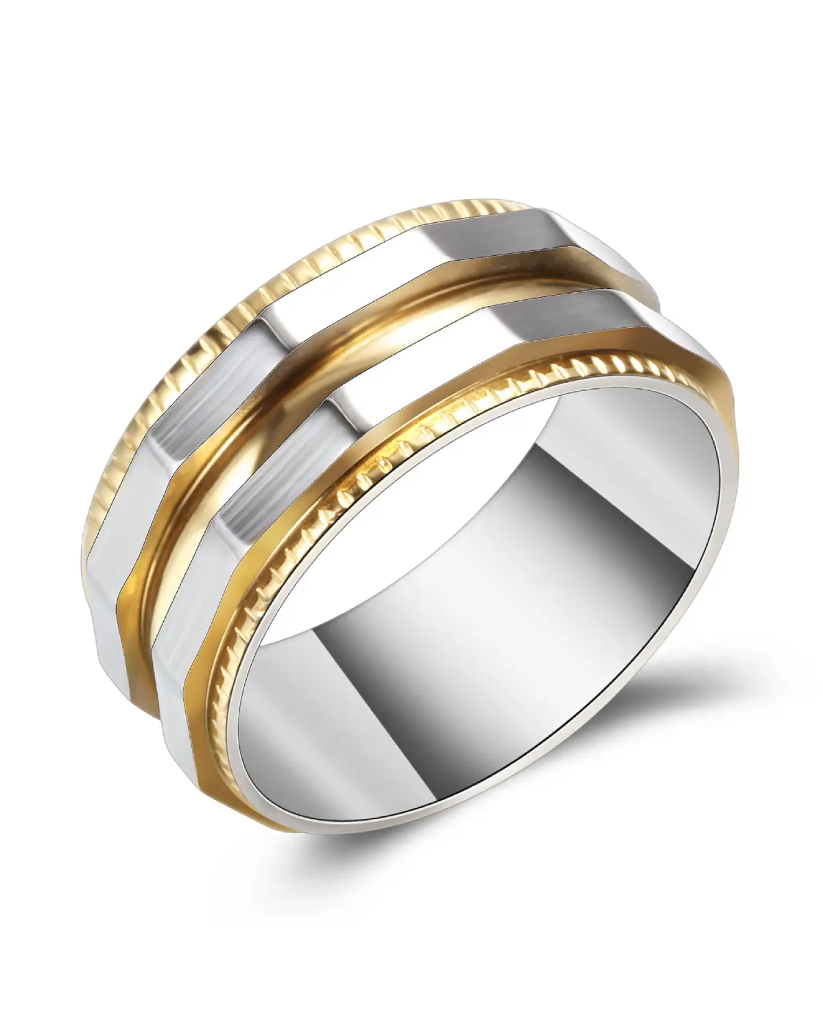 Mens basic Stainless Steel Ring 