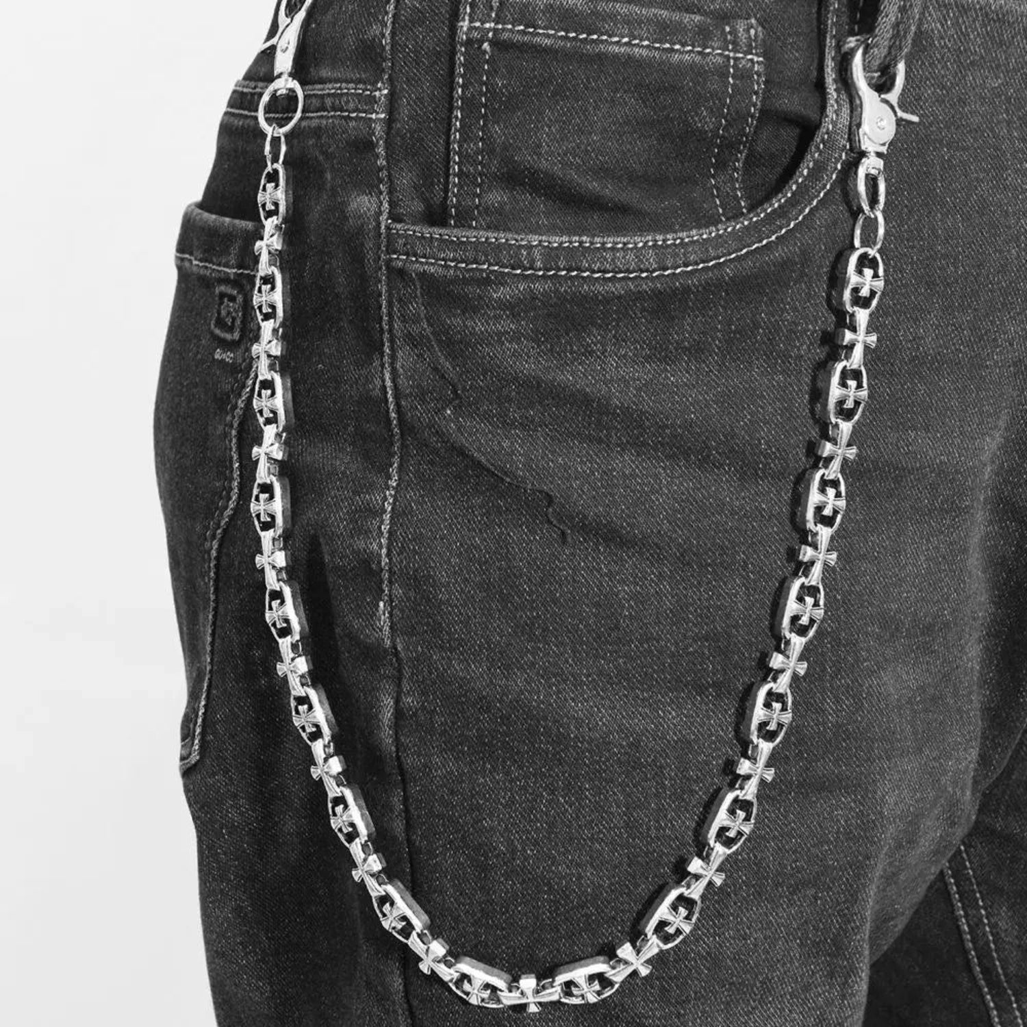 CrossLoop Trouser Chain with hooks to be attached on Jeans Loop