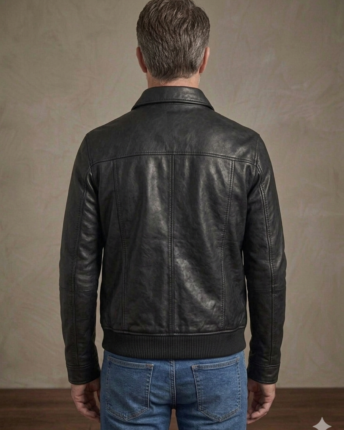 Black classic mens Bomber 