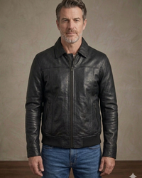 Black classic mens Bomber 