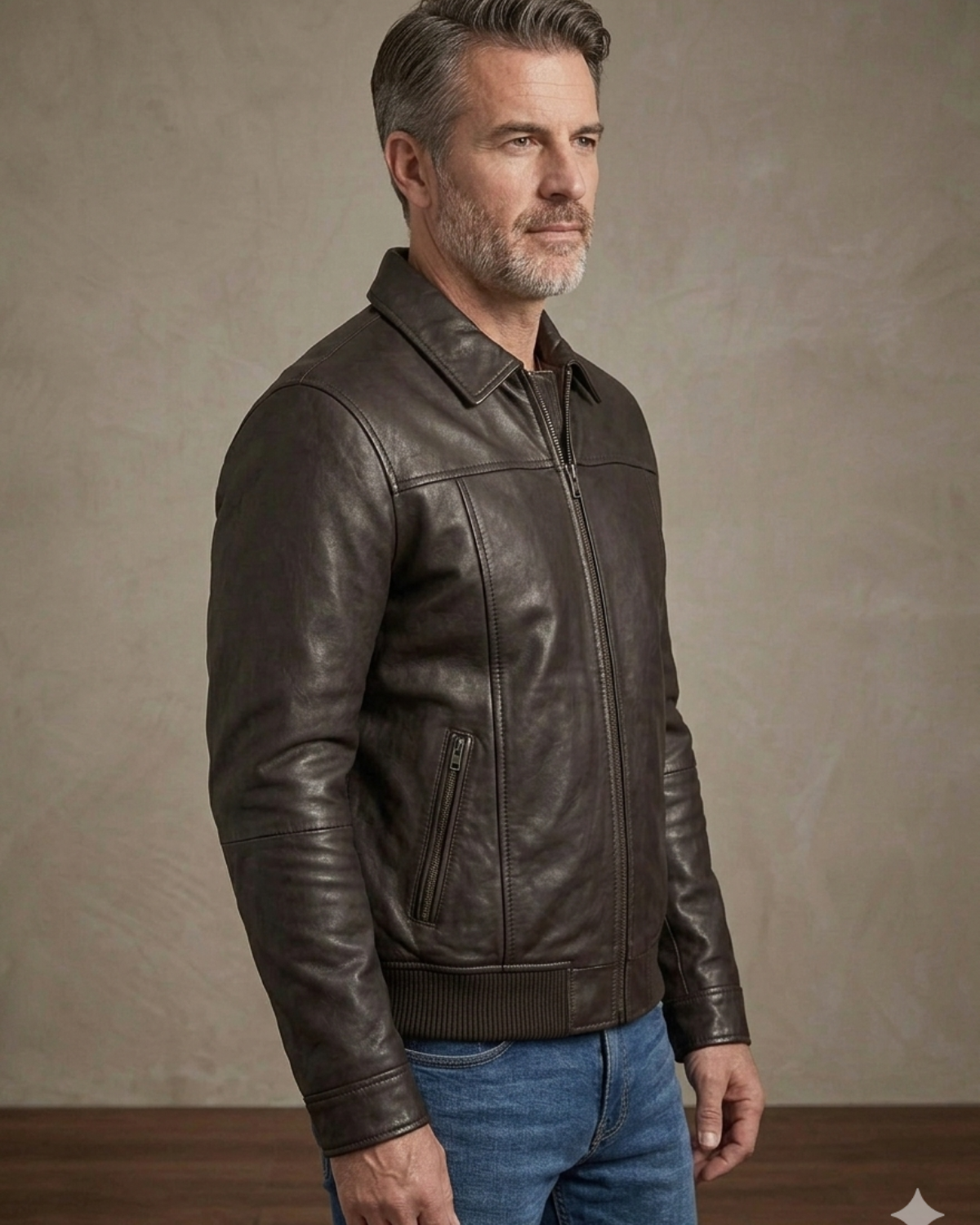 Black classic mens Bomber 