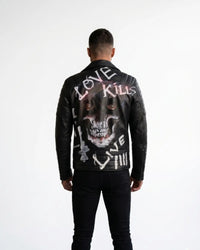 Mens hand Painted Skull - Life and Beyond