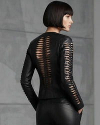 Oliver - "Twist n Turn" Women Leather Jacket