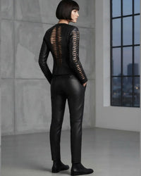 Oliver - "Twist n Turn" Women Leather Jacket