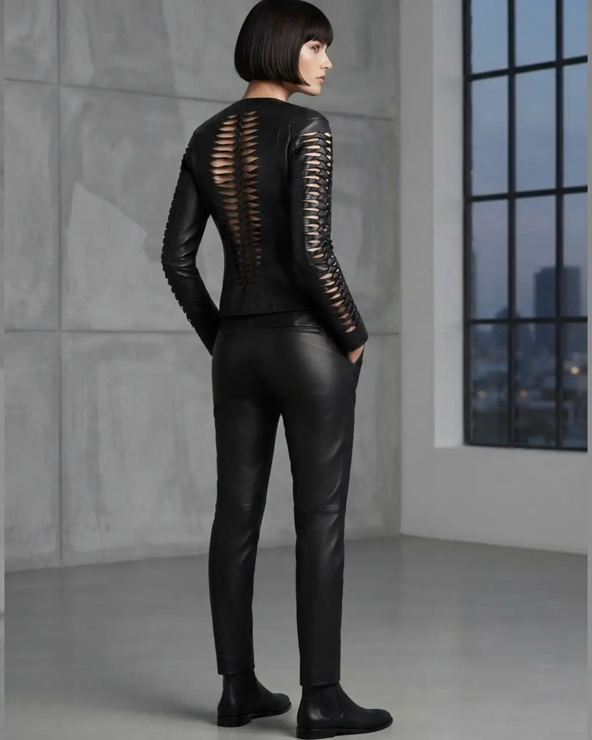 Oliver - "Twist n Turn" Women Leather Jacket