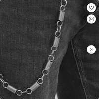 Punk Rock Hip Hop Jeans & Trouser Chain with Heavy-Duty Lobster Clasps