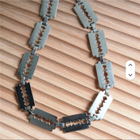 Hip-hop Gothic  Punk Style Pant Chain Fashion Men Accessories  Blade razor Trousers Chain