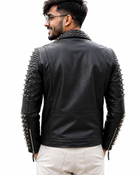 Best Seller Mens studded jacket biker 