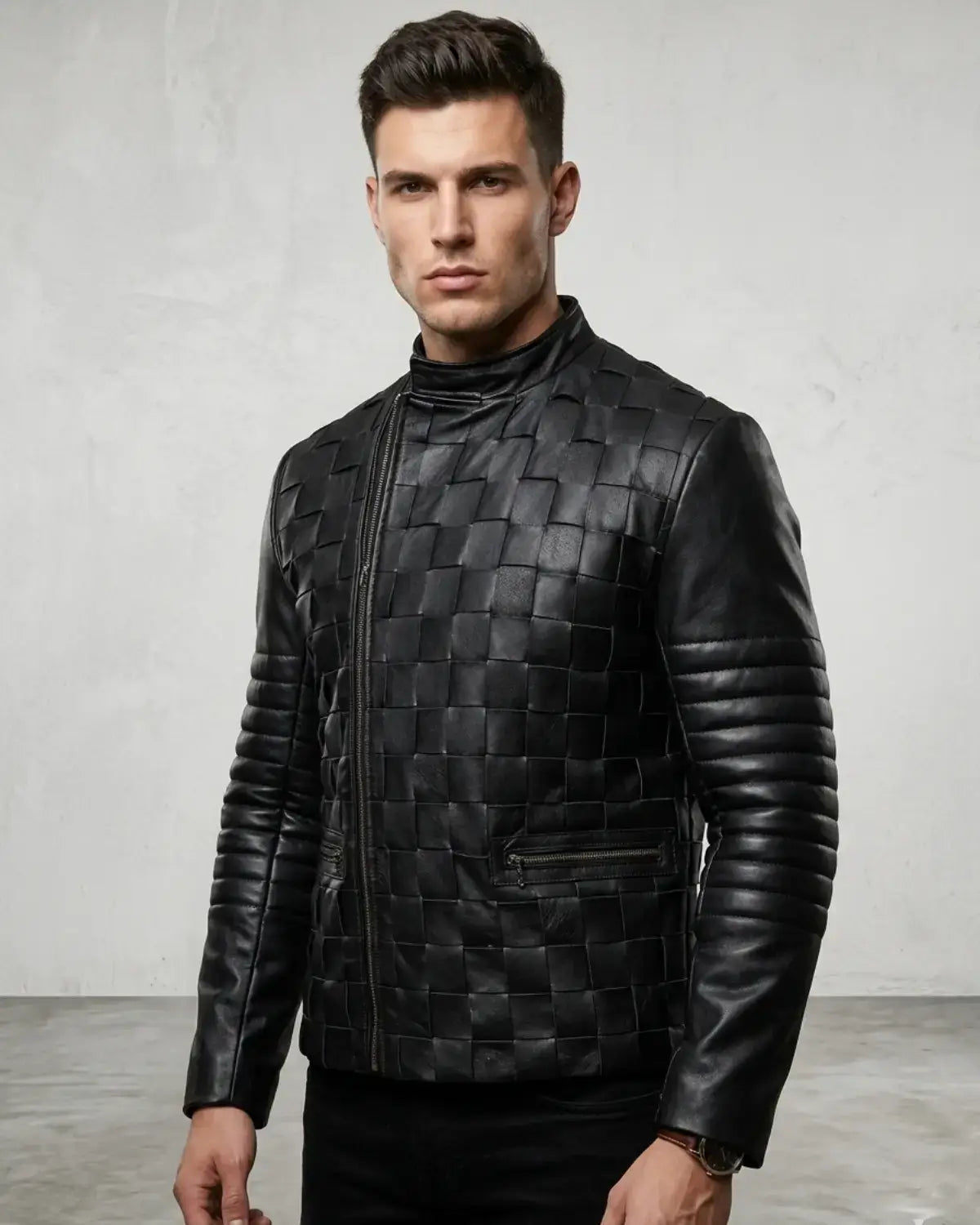 men motor biker jacket