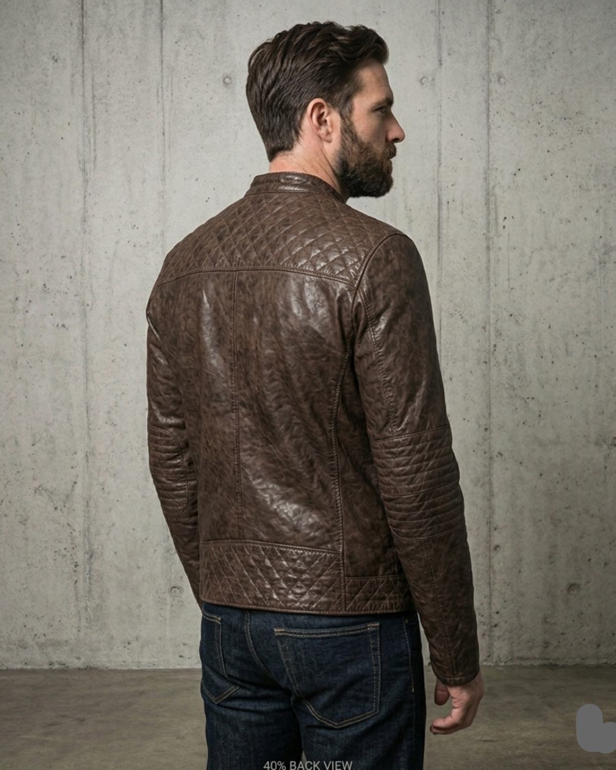 Washed Vintage leather jacket 