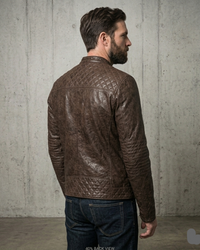Washed Vintage leather jacket 