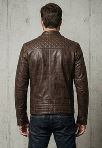 Washed Vintage leather jacket 