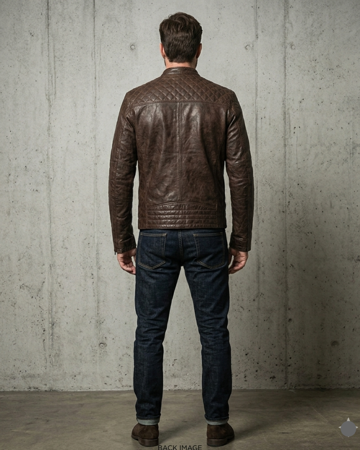 Washed Vintage leather jacket 