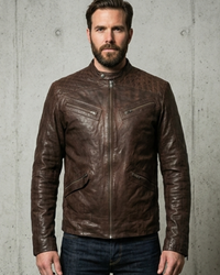 Washed Vintage leather jacket 