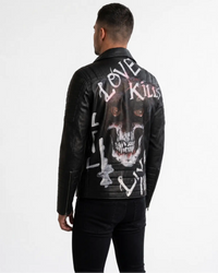 Mens hand Painted Skull - Life and Beyond