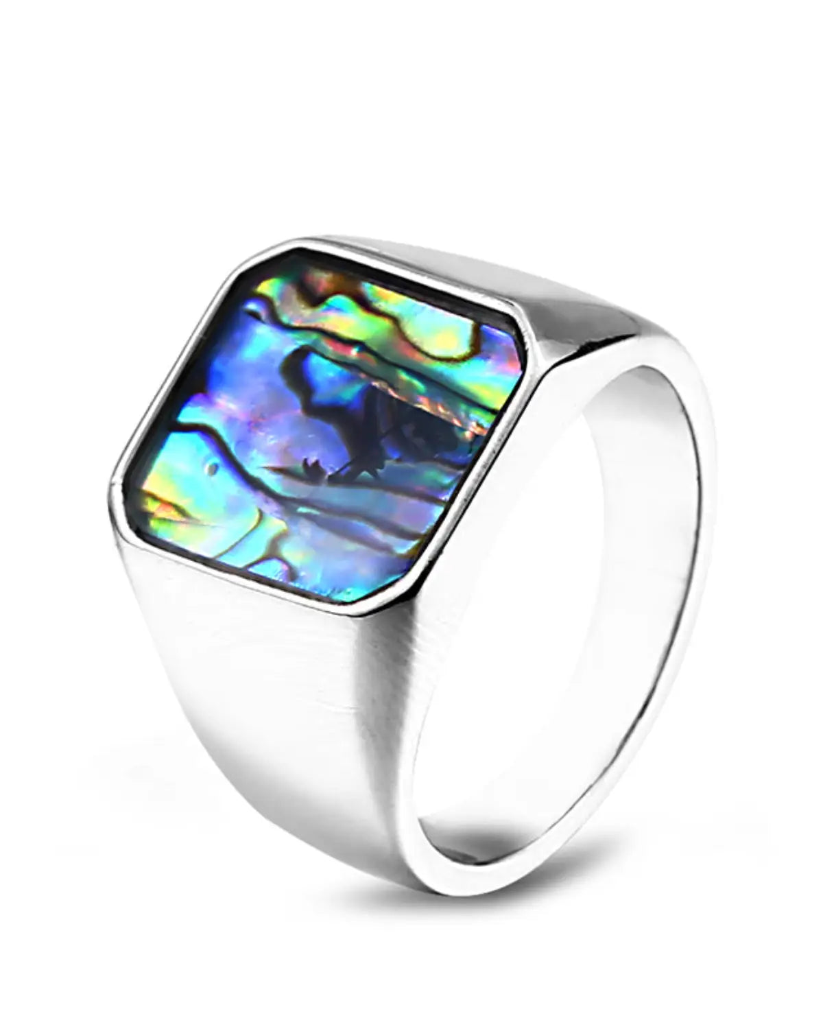 Best Seller Shell Geometric Ring for Men Stainless Steel high polished Ring