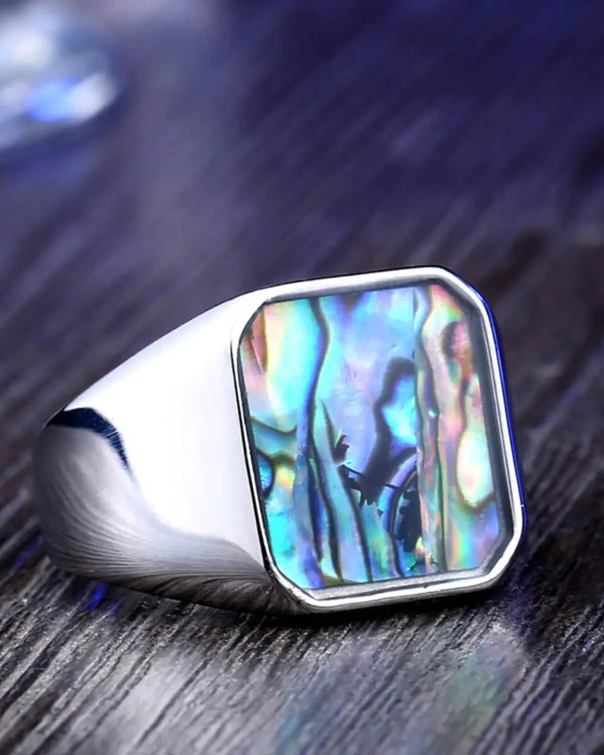 Best Seller Shell Geometric Ring for Men Stainless Steel high polished Ring