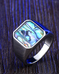 Best Seller Shell Geometric Ring for Men Stainless Steel high polished Ring