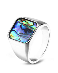 Best Seller Shell Geometric Ring for Men Stainless Steel high polished Ring