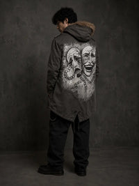 Unisex Hand painted Comedy Sorrow Jacket